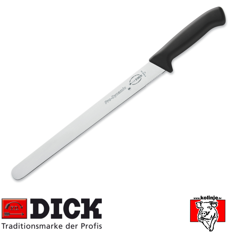 Nož za pršut Dick 8 5036 – 30 cm, crni